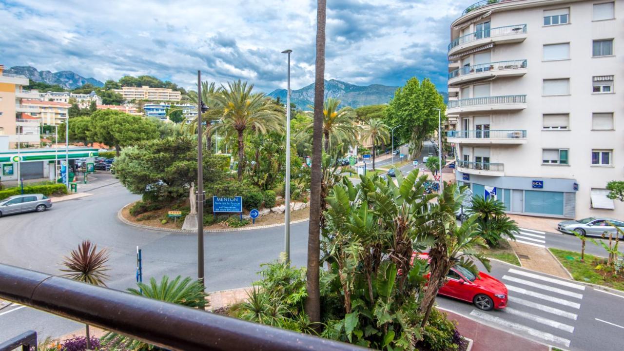 La Perle Bleue - Central - Vue Mer - Wifi Roquebrune-Cap-Martin Exterior foto